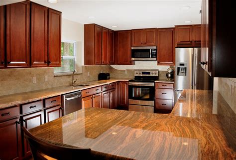 black stainless steel and cherry cabinets|cherry wood kitchen cabinets photos.